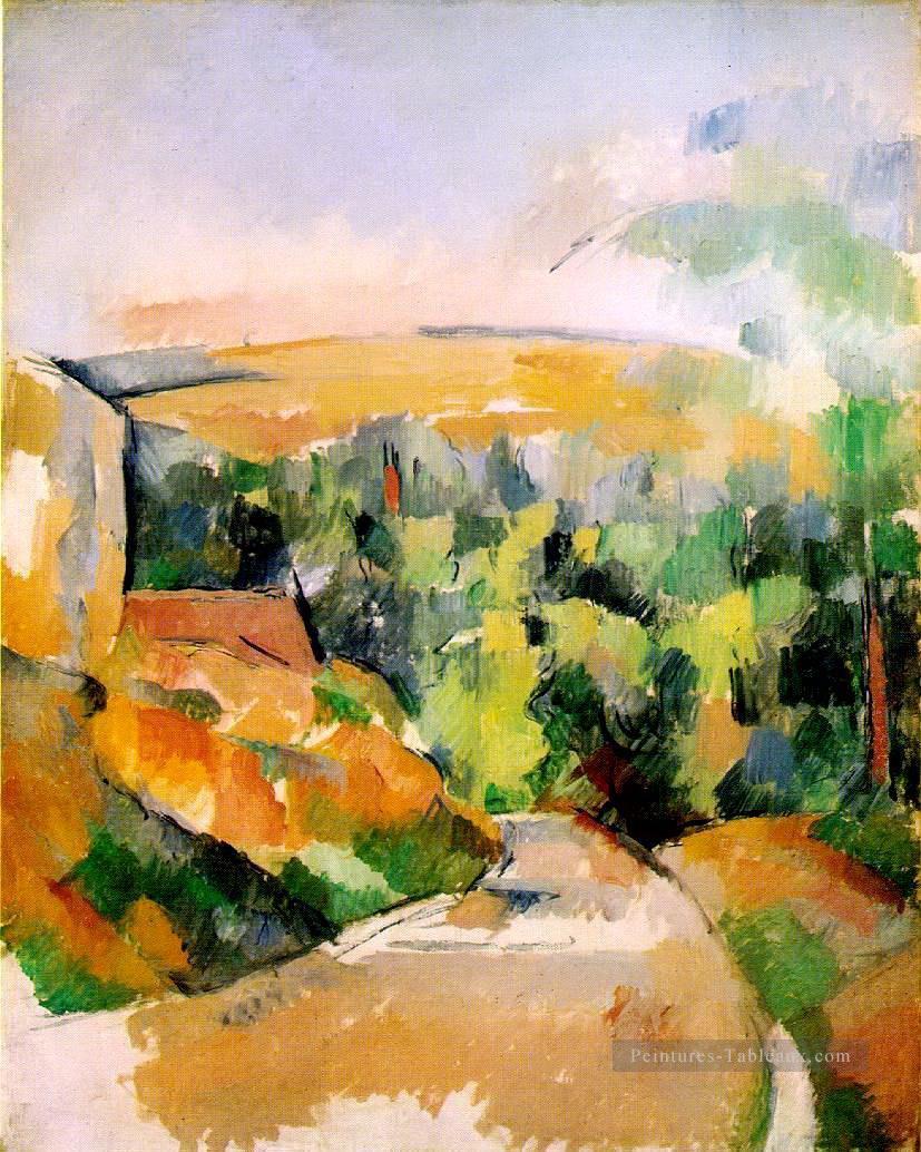 Le coude de la route Paul Cézanne Peintures à l'huile